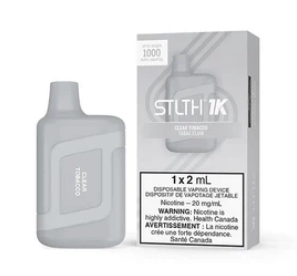 Stamped STLTH BOX 1K DISPOSABLE - CLEAR TOBACCO 2ml