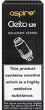 Cleito 120 Replacement Coil by Aspire